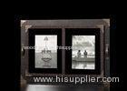 Two Multi Openings 5x7 Wall Hanging Photo Frame In Antique Black With Some Inner Frames