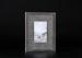 One Matted 4x6 Wooden Wall Hanging Photo Fame In Rustic Dark Gray