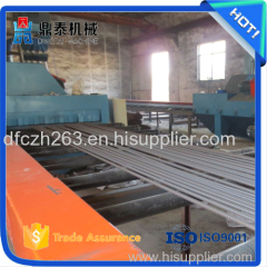 Rebar shot blasting machine/gold-drawn round steel sandblasting machine/cleaning iron art fence