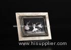 Antique White And Black Finishing Table Photo Frames One Single Opening 5x7