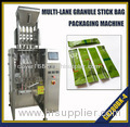 Multi-lane coffee sachet packing machine