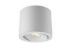 Pure Aluminum Recessed Surface Mount Cylinder Light for Theater / Gallery / Hotel COB 7W White Color