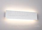 230V Slim Led Bathroom Wall Lights for Hotel Corridor Stainless Steel 305 * 27 * 90mm