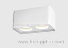 Double Head Square Surface Mount LED Lights for Art Galleries / Shopping Mall 2 * 7 W