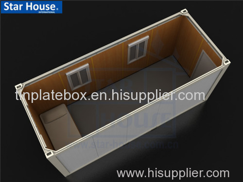 Flat pack single container house SH101 with CE CSA BV AS certificate