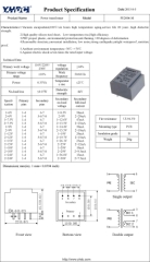 Power 0.35VA Input Voltage 220V Output Voltage 6V PCB Welding Safety Isolation Transformer