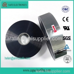 metallized film for capacitor use