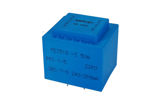 YHDC Output Power 5VA Input 220V Output 24V PCB Welding Safety Isolation Encapsulated Transformer