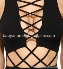 NEW sexy bind conjoined nightclub bandage dress