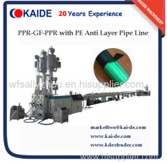 High Speed PPR-GF-PPR Pipe Machine with UV layer