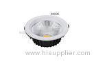 Durable 20W COB LED Downlights Bedroom 80Ra 100LM/W Recessed Installation