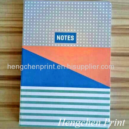 Note book with gloss lamination