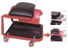 Rolling Mechanics Seat Storage Utility Cart with Casters