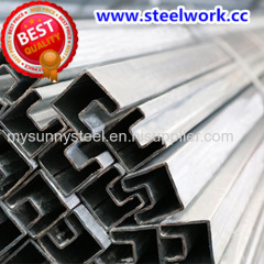 ERW Galvanized/ Annealing Special Section Steel Tube