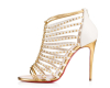 Women high heel strappy peep toe sandals