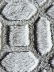 Wholesale Bottom Printed Faux Fur Brushed Backrest Cushion Pillow
