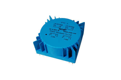 YHDC Input Voltage 2*115V Output 2*15V Power 7VA Encapsulated PCB Welding Toroidal Transformer 50-60Hz