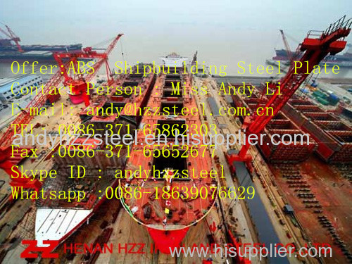 ABS A Shipbuilding steel plate