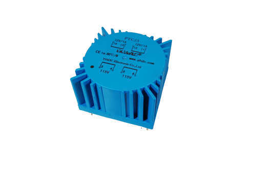 YHDC Power 25VA Input Voltage 2*115V Output 2*12V Encapsulated PCB Welding Toroidal Transformer50-60Hz