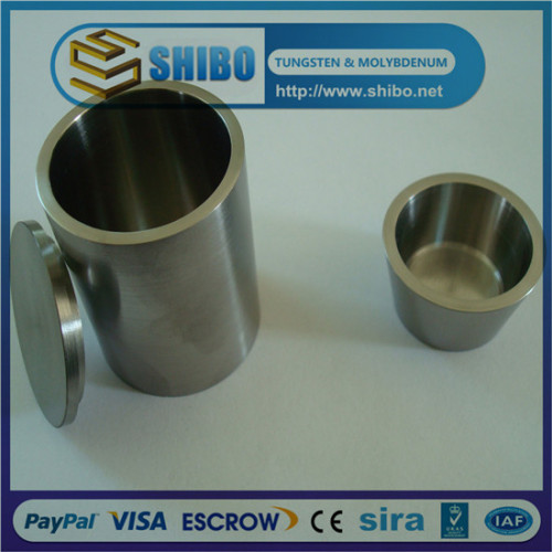 99.95% pure molybdenum(moly) crucible for single crystal