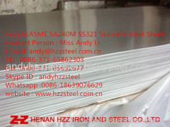 SS321 Stainless Steel Sheet