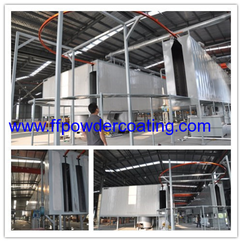 Overhead Conveyor Automatic Electrostatic Powder Coating line