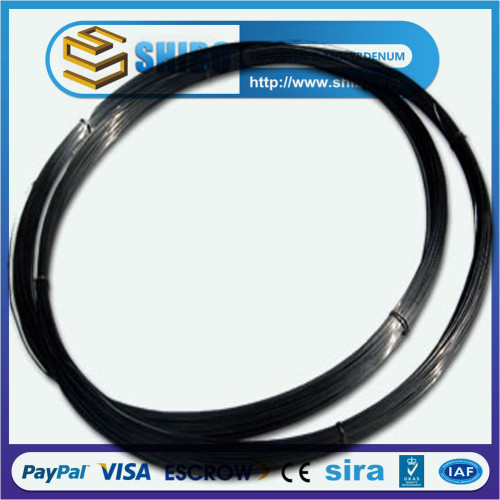 99.95% pure molybdenum wire/moly black wire