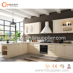 Foshan Candany kitchen cabinet modern fashion classical PVC Mewnbrane kitchen cabinet