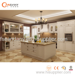 Foshan Candany kitchen cabinet modern fashion classical PVC Mewnbrane kitchen cabinet