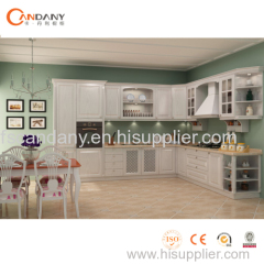 Foshan Candany kitchen cabinet modern fashion classical PVC Mewnbrane kitchen cabinet