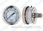 Stainless steel CE standard pressure gauge with bayonet bezel back with G1/4 connector