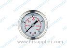 2 Back isolate manometer hydraulic pressure gauge crimp type fillable