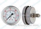 Back with bayonet bezel 63mm argon welding pressure gauge with glycerin filled