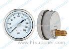 Stainless steel 100mm back pressure gauge liquid filled sealing type with tube