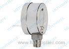 2" 200 Psi Oil filled air pressure gauge bottom stainless steel connector