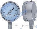 4 Inch with 1/2 connector bottom welding stainless steel pressure gauge