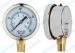 2.5 Inch phosphor bronze tube fluid filled pressure gauge with brass connector