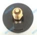 80mm Round temperature Pressure gauge with chrome bezel and 1/2 inch brass connector