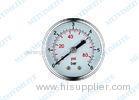 50mm Blow out disc in pressure gauge with steel chrome case and bezel with 1/4" thread