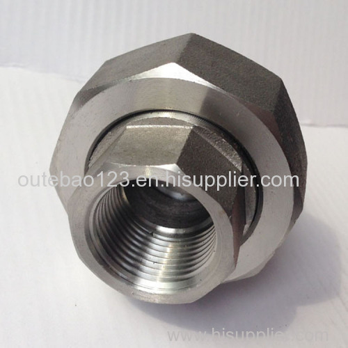 Threaded Union NPT/BSP stainless steel/carbon steel union 3000lbs