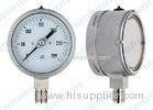 Reliable pressure gauge / stainless steel pressure gauge with back blow out disc