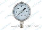 4" Bottom Welding Pressure Gauge with Explosion - proof board in the back