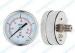 2.5" Axial center back mount pressure gauge with Steel chrome material