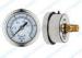 50mm Precision pressure gauge with 1/4" connector and stainless steel bayonet bezel