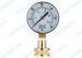 2.5 Inch Pressure Gauge Meter with swivel brass hose connection at the bottom