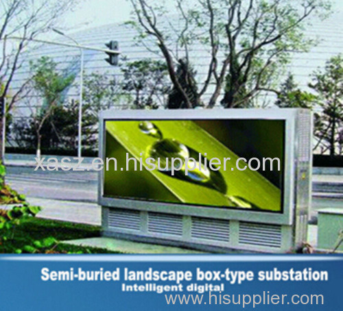 Half Buried Type Landscape Box-Type Substation
