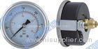 2.5" Back black steel dry pressure gauge with steel chrome U clamp