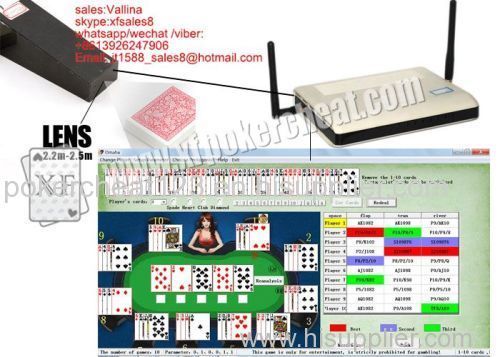 XF Omaha 4 Cards Analysis Software With Window System For Poker Cheat