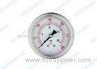 CE Standard Oil Filled welding pressure gauge 63mm Back with ss connector