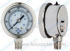 Oil filled precision pressure gauge / small pressure gauge stainless steel